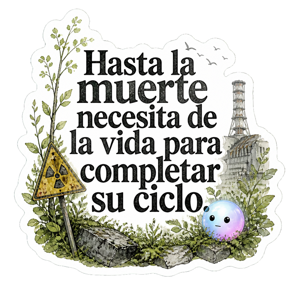 Hasta la muerte necesita de la vida para completar su ciclo.
