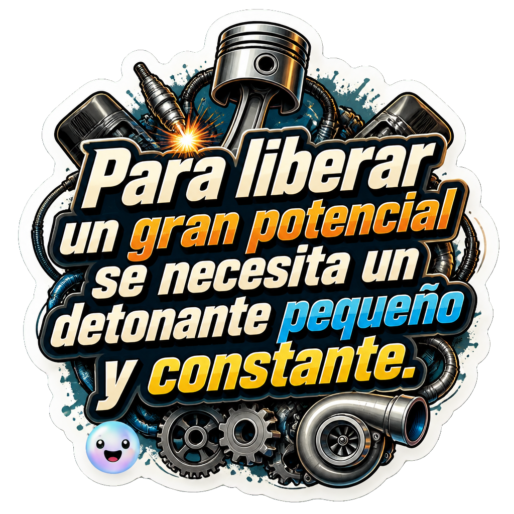 Para liberar un gran potencial se necesita un detonante pequeño y constante.