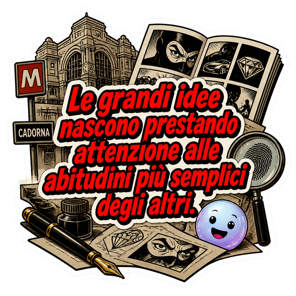 Le grandi idee nascono prestando attenzione alle abitudini più semplici degli altri.