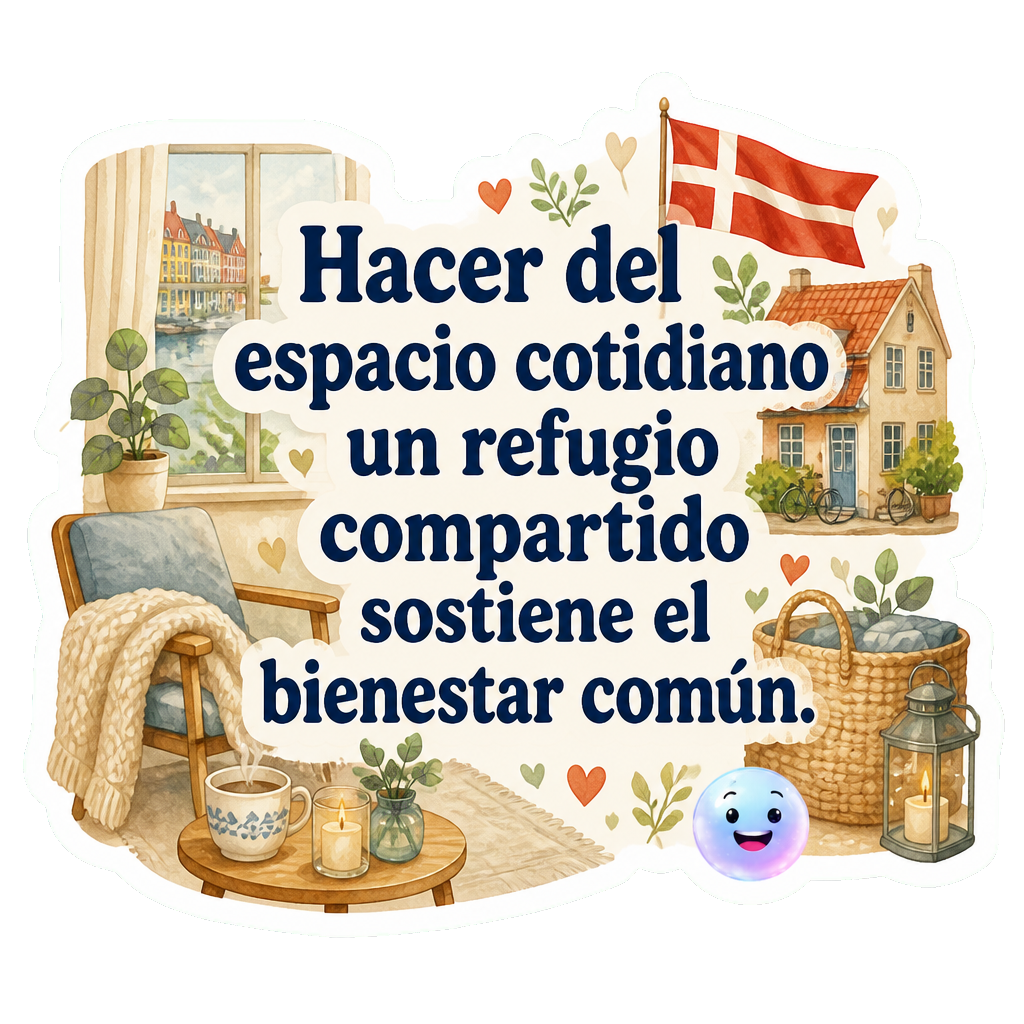 Hacer del espacio cotidiano un refugio compartido sostiene el bienestar común.