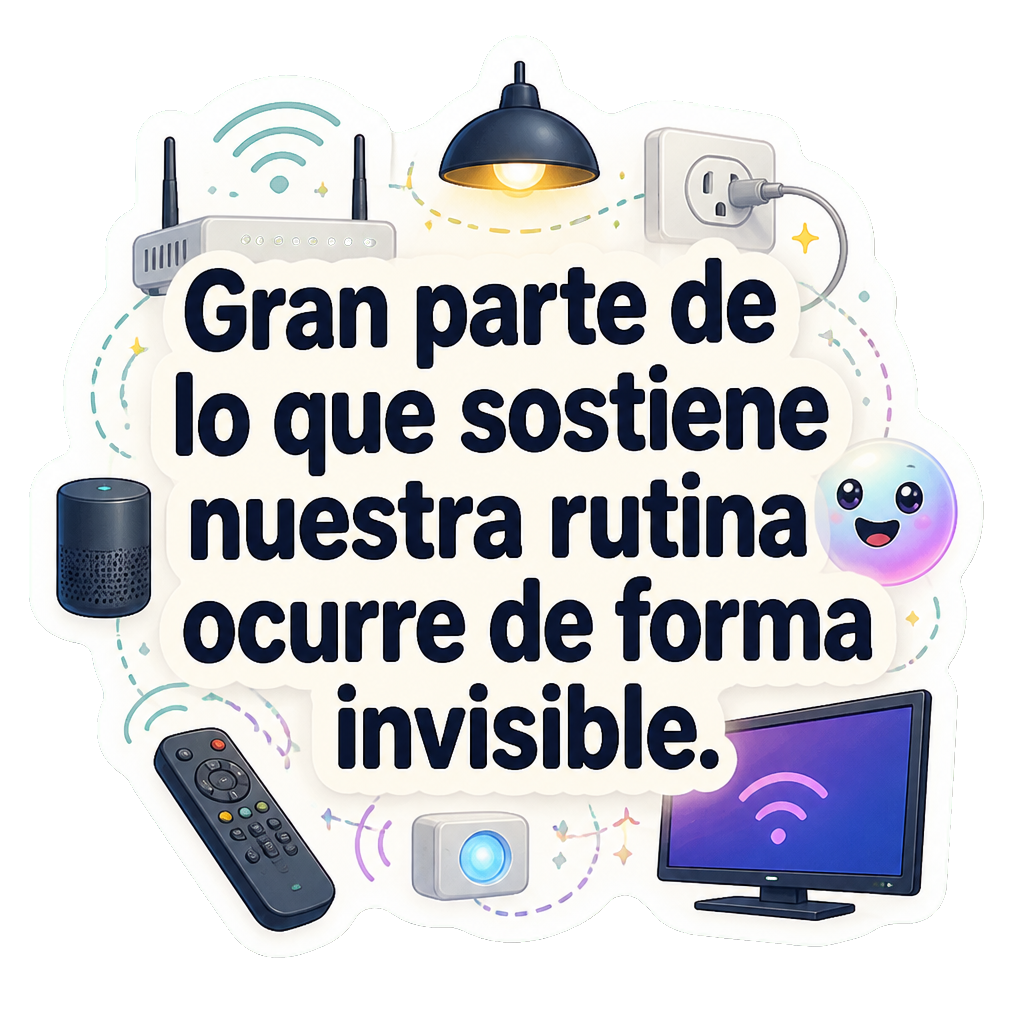 Gran parte de lo que sostiene nuestra rutina ocurre de forma invisible.