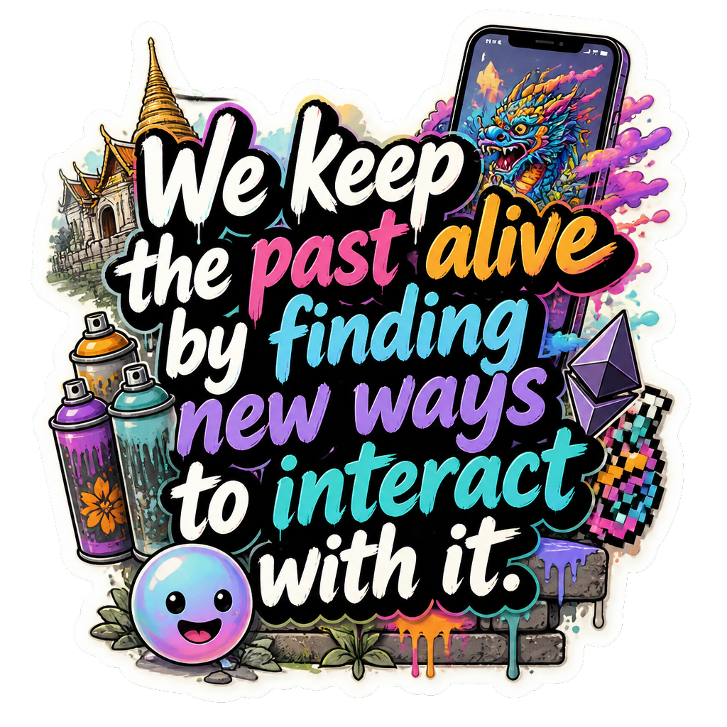 We keep the past alive by finding new ways to interact with it.