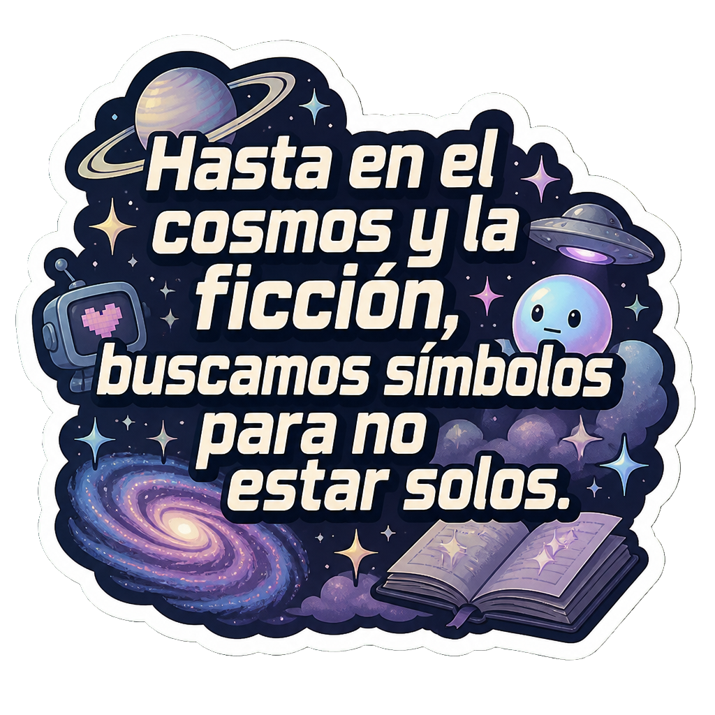 Hasta en el cosmos y la ficción, buscamos símbolos para no estar solos.