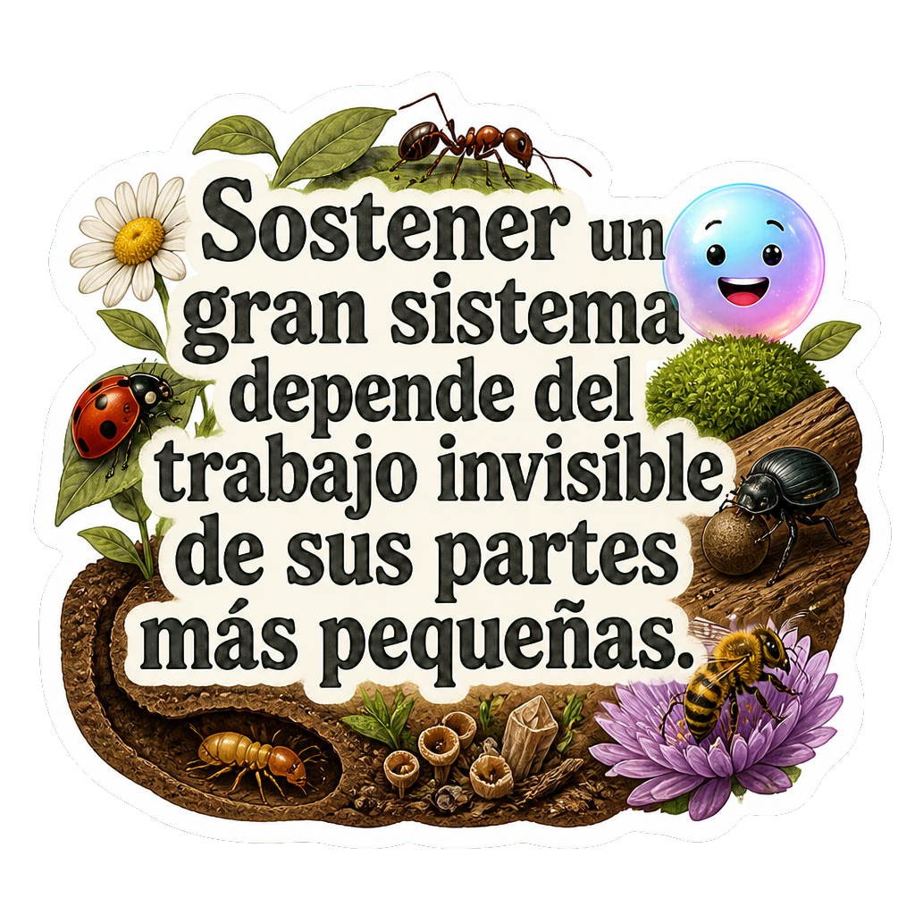 Sostener un gran sistema depende del trabajo invisible de sus partes más pequeñas.