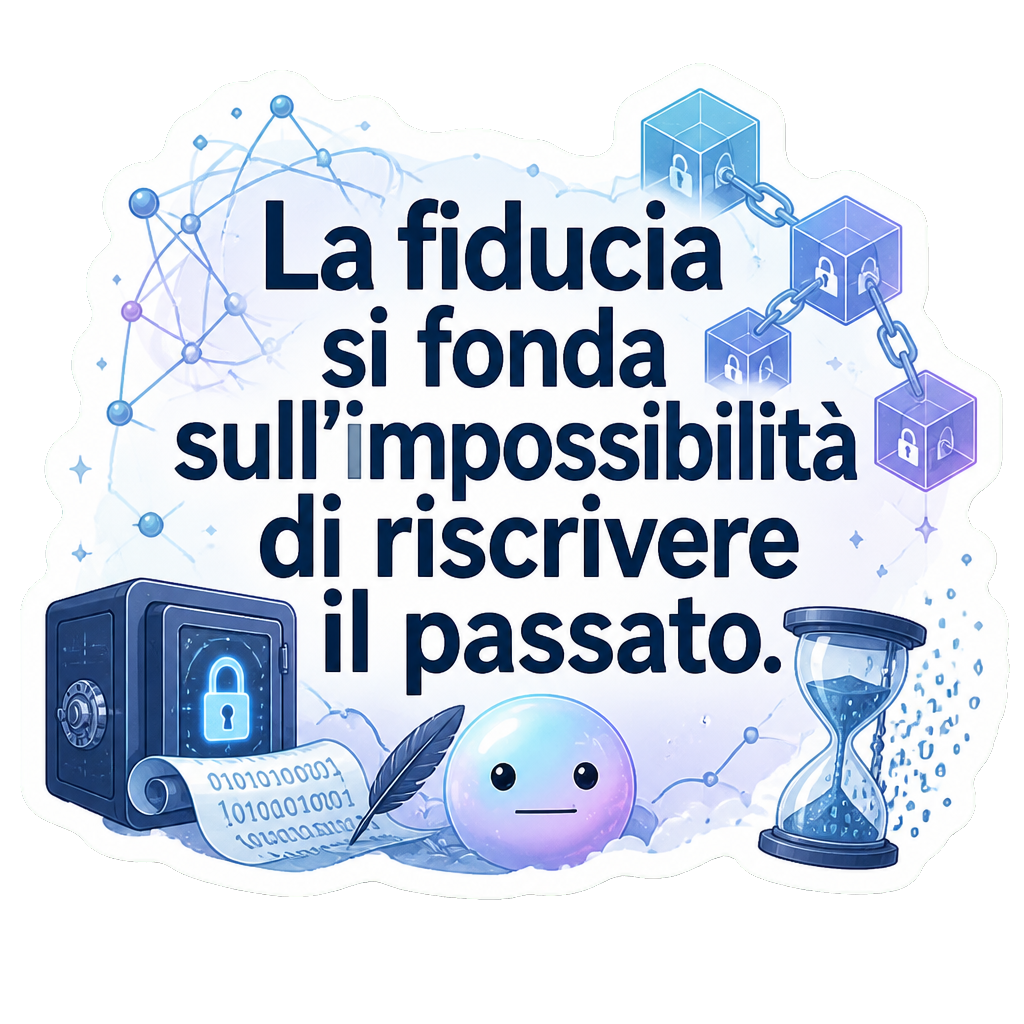 La fiducia si fonda sull'impossibilità di riscrivere il passato.