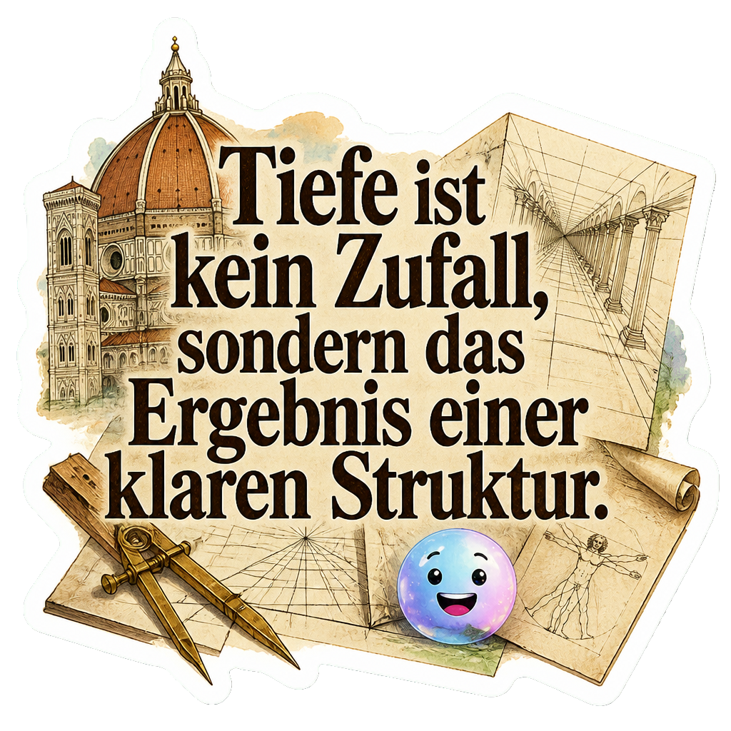 Tiefe ist kein Zufall, sondern das Ergebnis einer klaren Struktur.