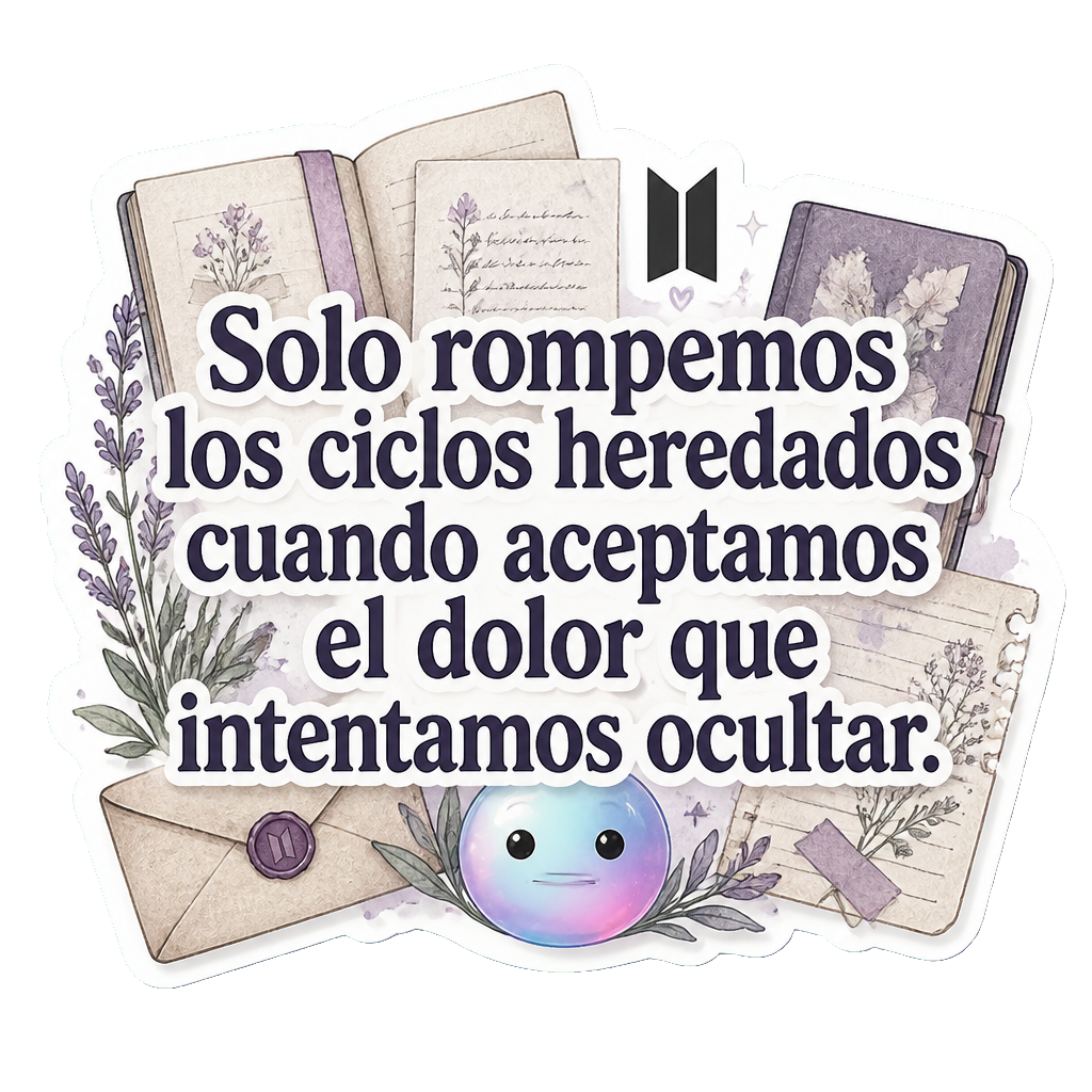 Solo rompemos los ciclos heredados cuando aceptamos el dolor que intentamos ocultar.