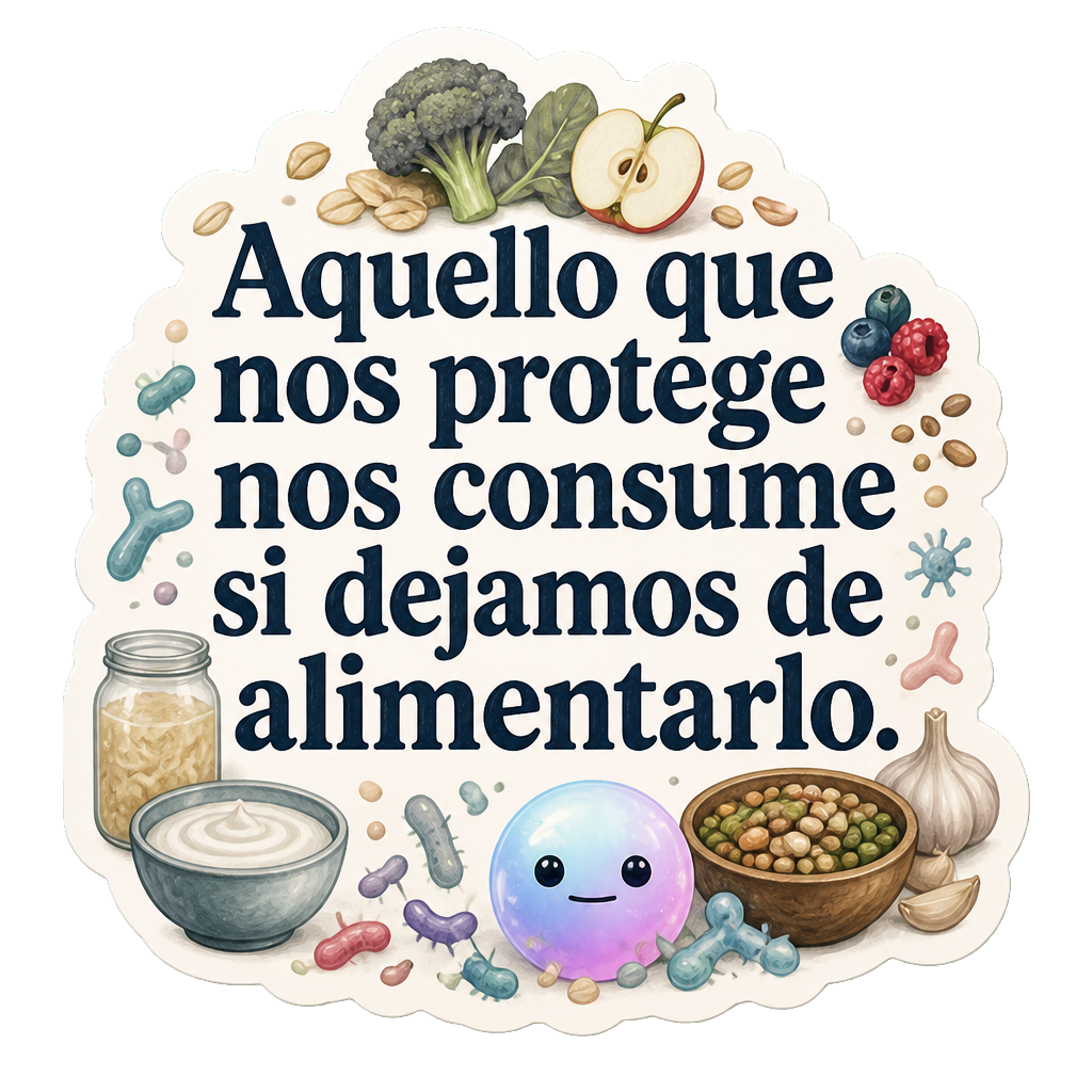 Aquello que nos protege nos consume si dejamos de alimentarlo.