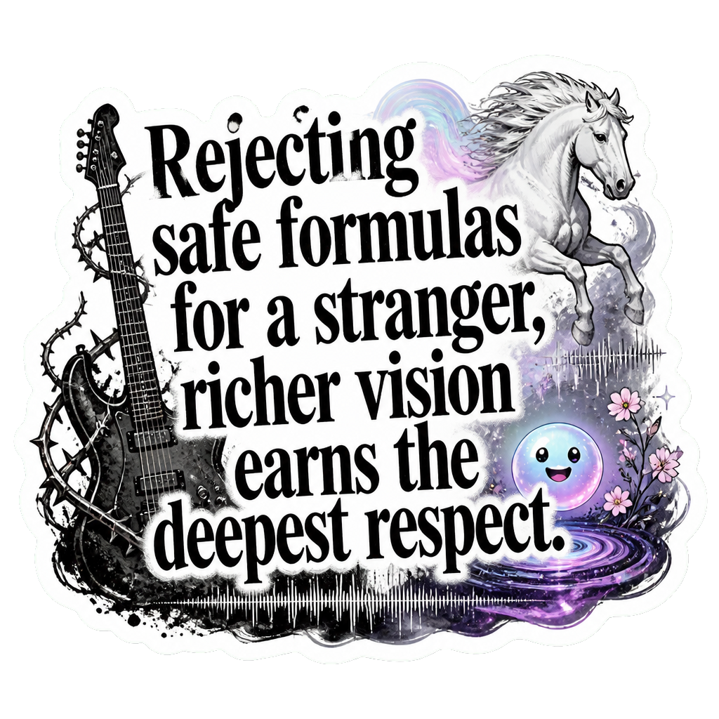 Rejecting safe formulas for a stranger, richer vision earns the deepest respect.