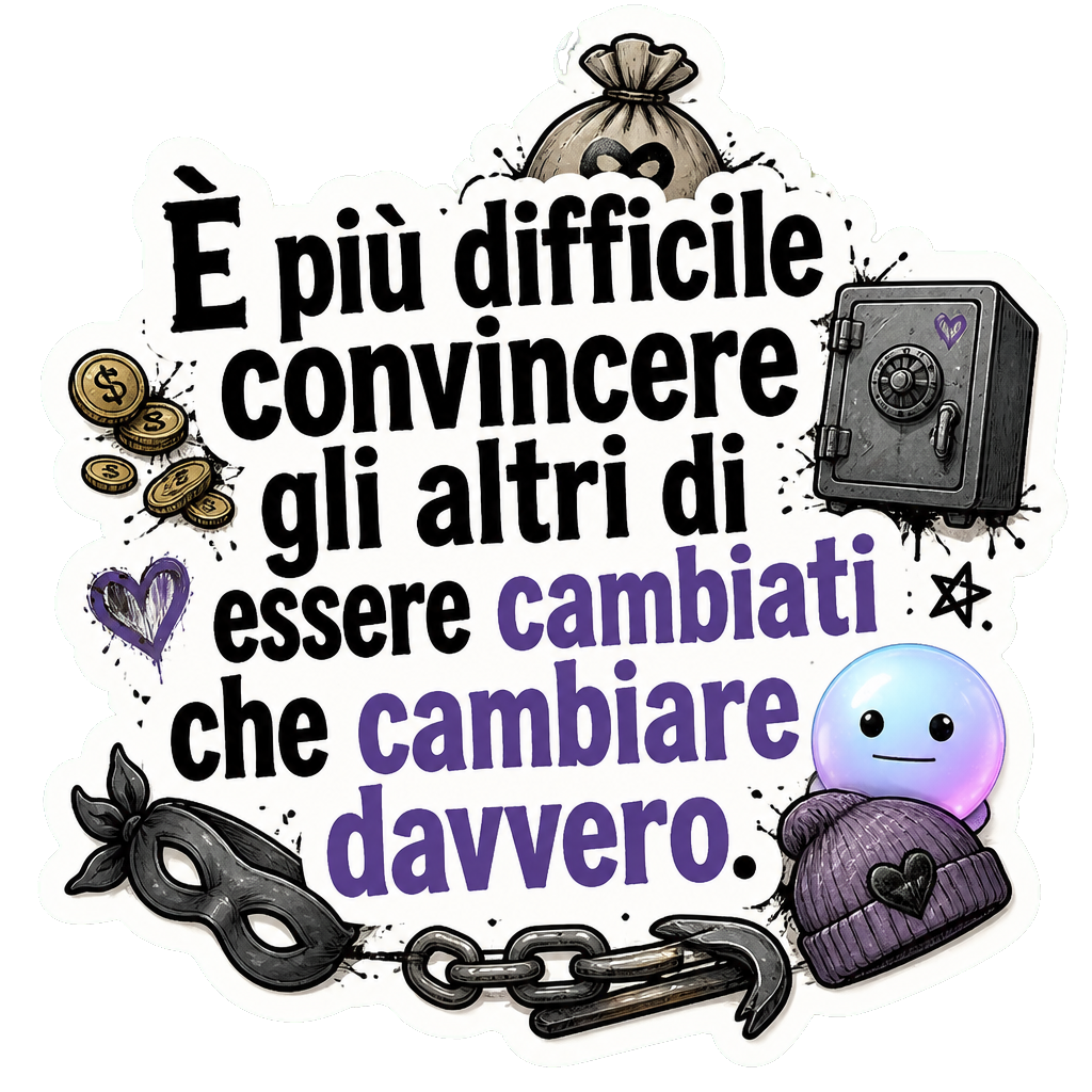 È più difficile convincere gli altri di essere cambiati che cambiare davvero.
