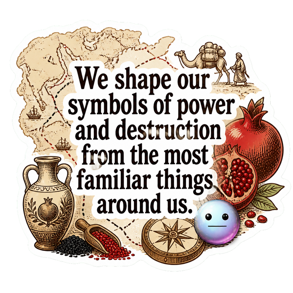 We shape our symbols of power and destruction from the most familiar things around us.