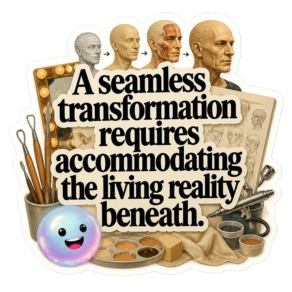 A seamless transformation requires accommodating the living reality beneath.