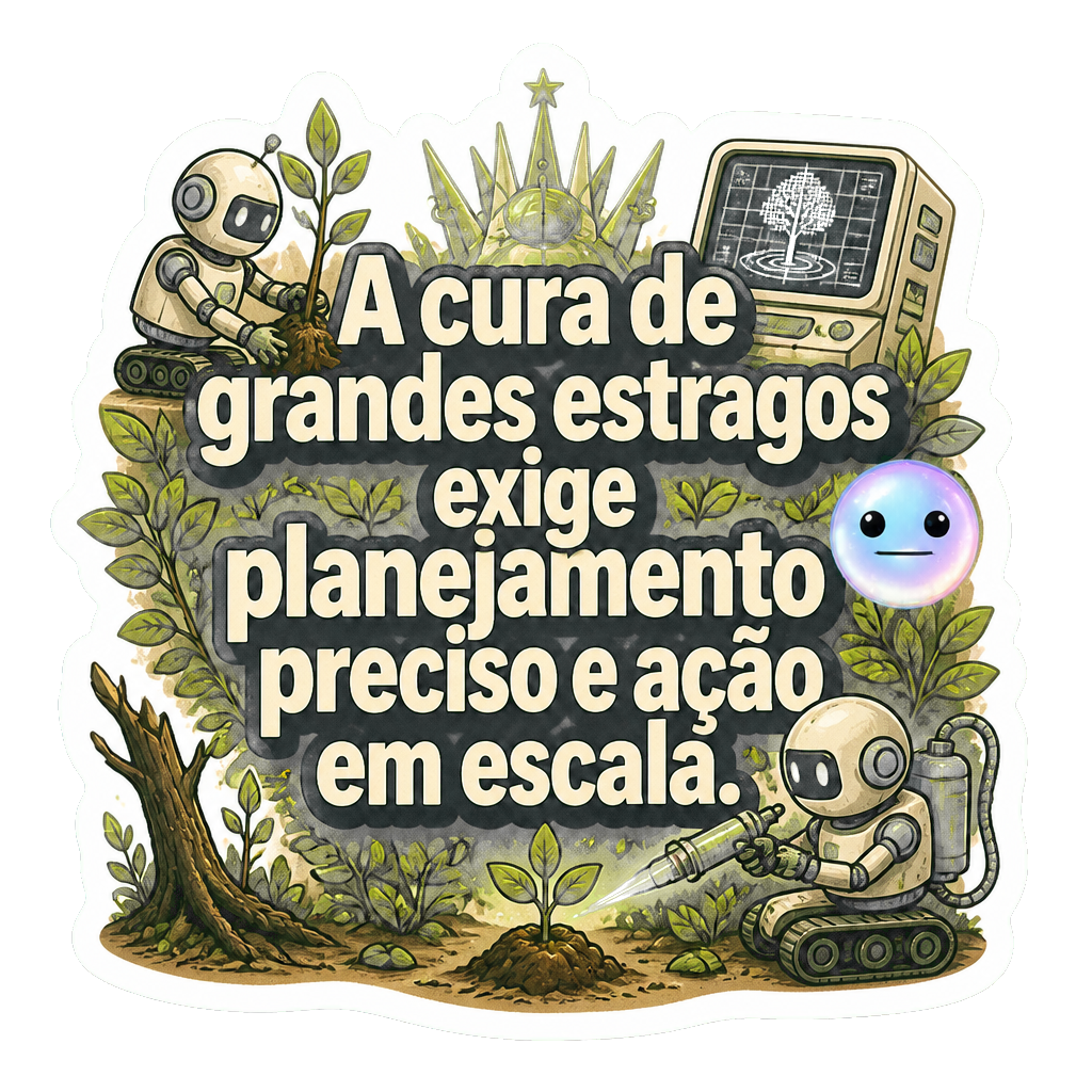 A cura de grandes estragos exige planejamento preciso e ação em escala.