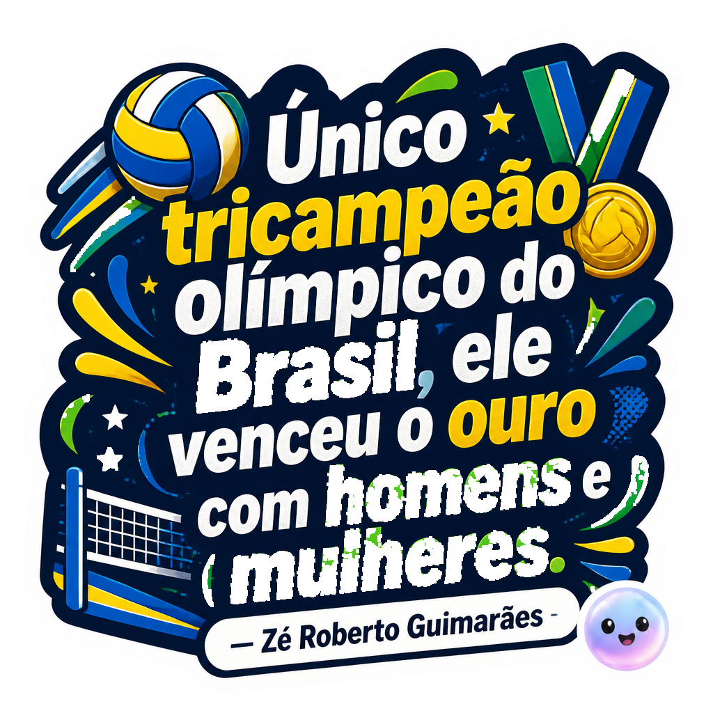 Único tricampeão olímpico do Brasil, ele venceu o ouro com homens e mulheres.