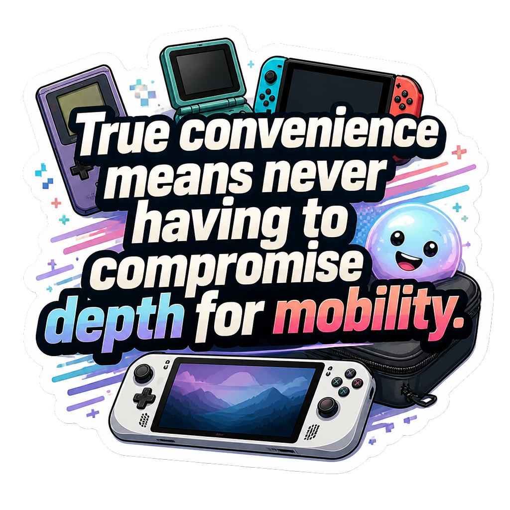 True convenience means never having to compromise depth for mobility.