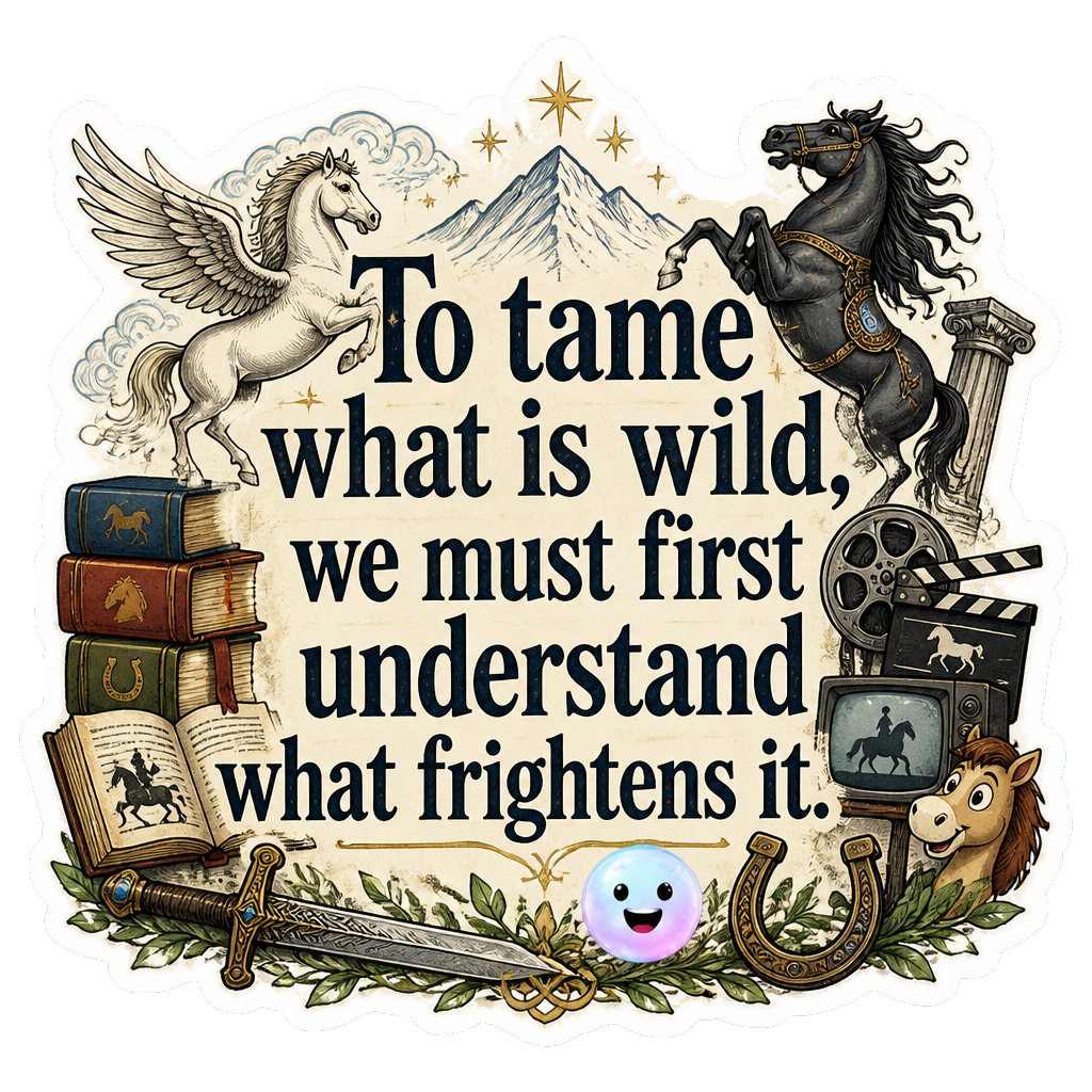 To tame what is wild, we must first understand what frightens it.