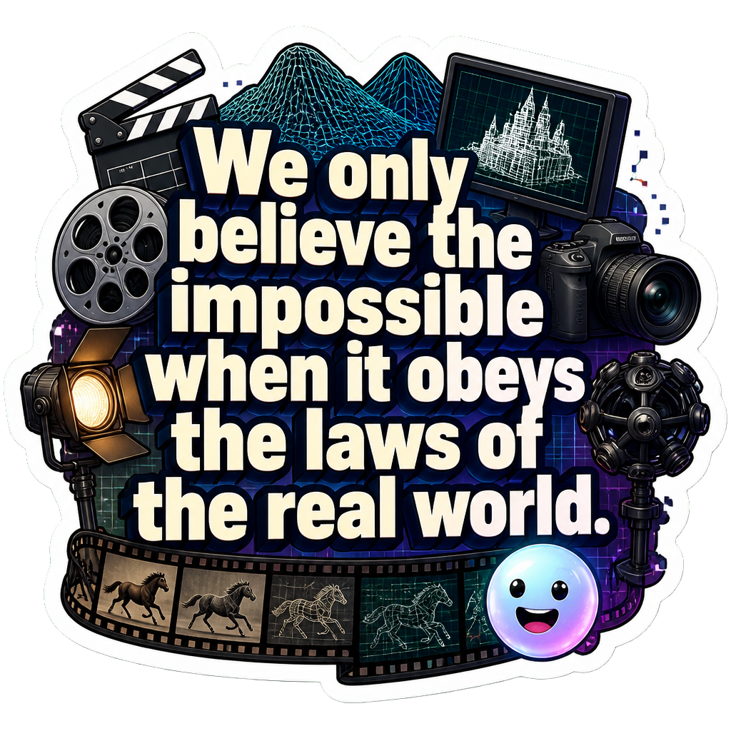 We only believe the impossible when it obeys the laws of the real world.