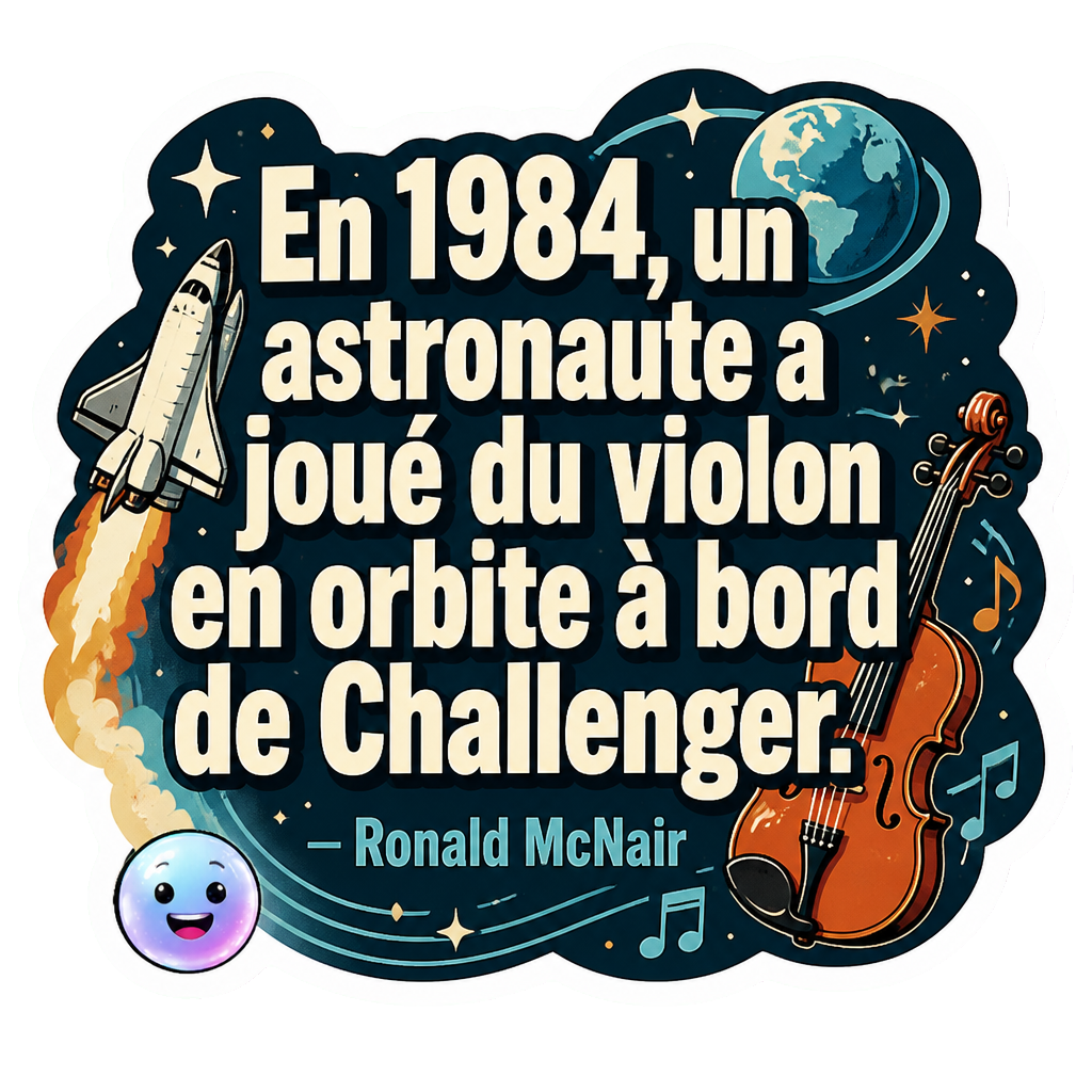 En 1984, un astronaute a joué du violon en orbite à bord de Challenger.