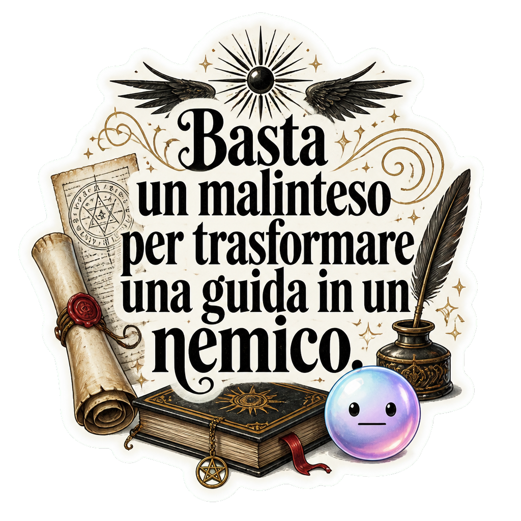 Basta un malinteso per trasformare una guida in un nemico.