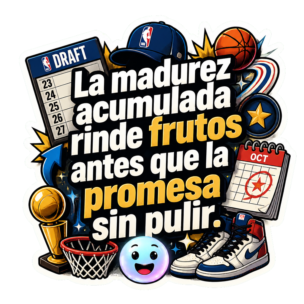 La madurez acumulada rinde frutos antes que la promesa sin pulir.