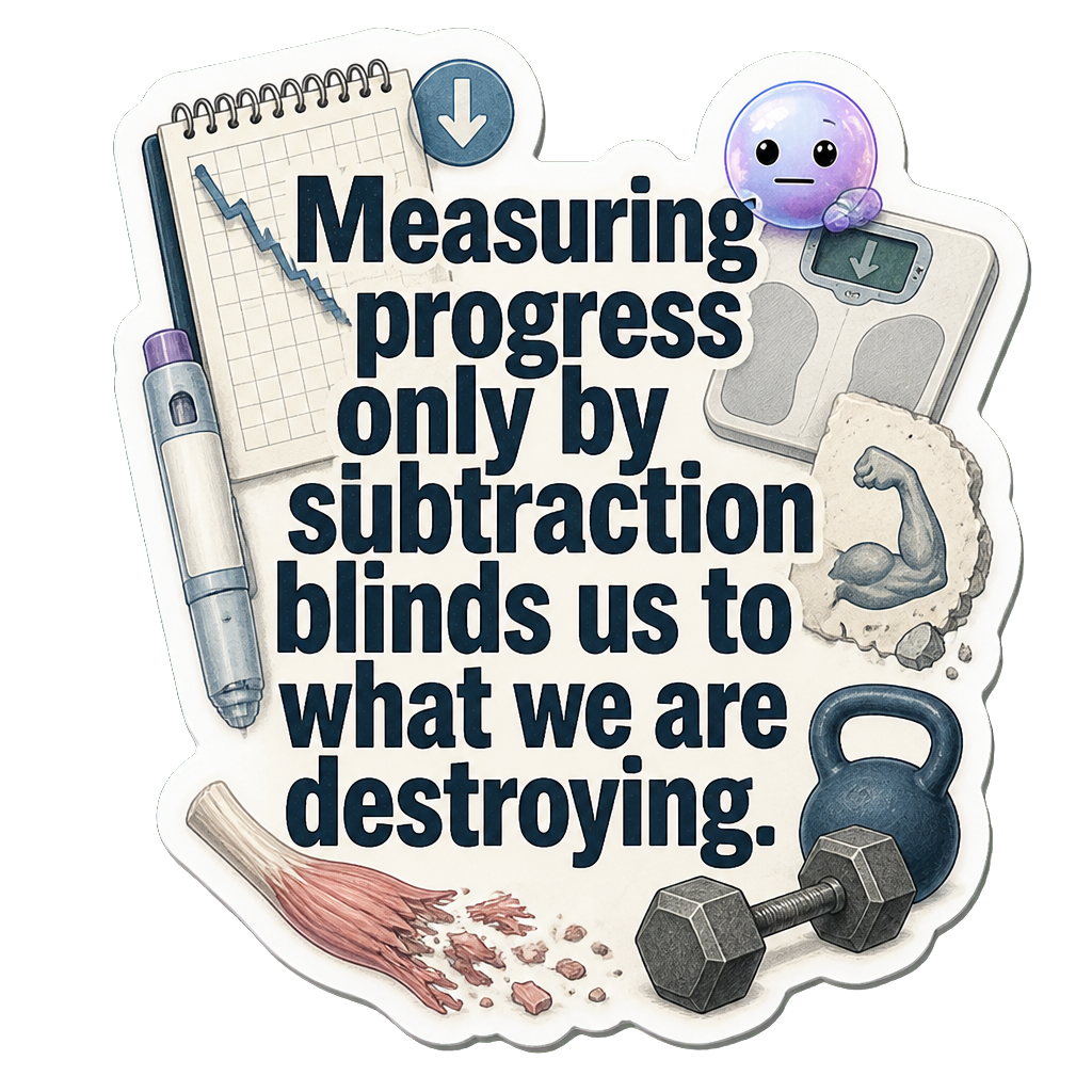 Measuring progress only by subtraction blinds us to what we are destroying.