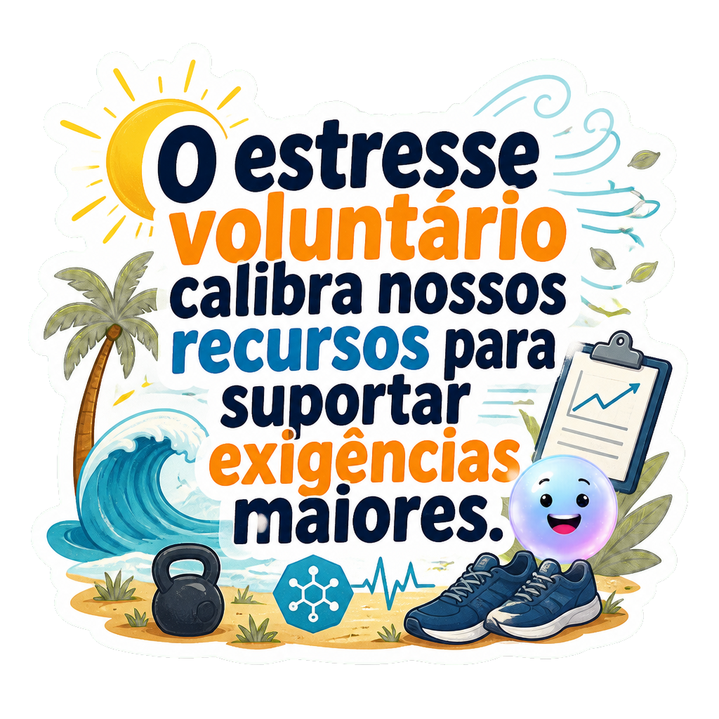O estresse voluntário calibra nossos recursos para suportar exigências maiores.