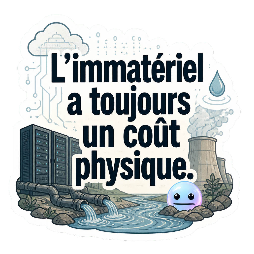 L'immatériel a toujours un coût physique.