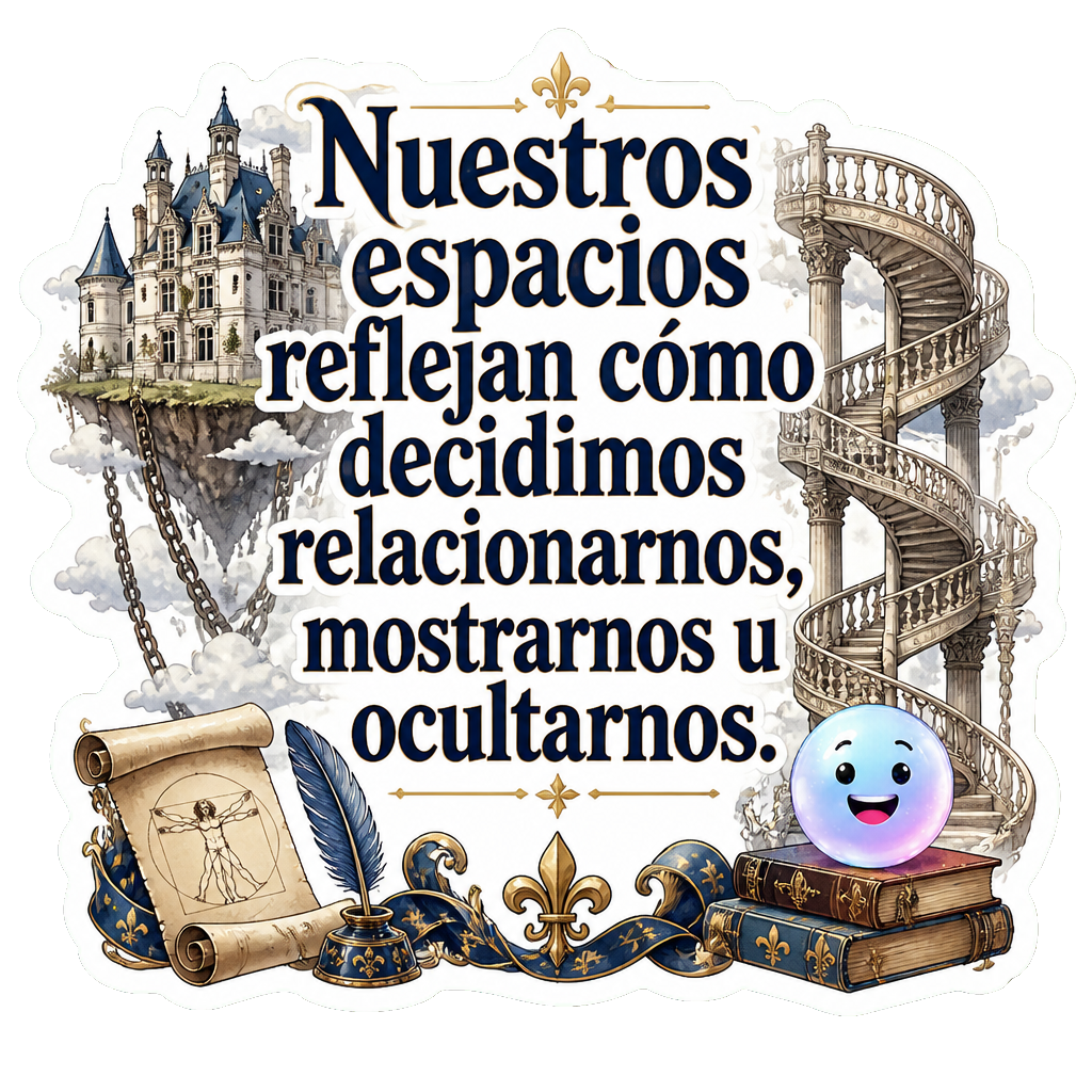 Nuestros espacios reflejan cómo decidimos relacionarnos, mostrarnos u ocultarnos.
