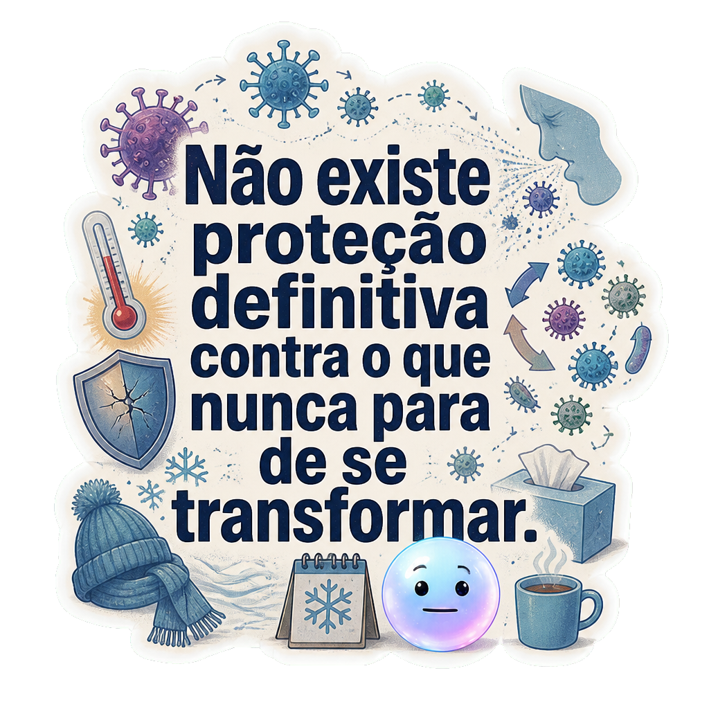 Não existe proteção definitiva contra o que nunca para de se transformar.