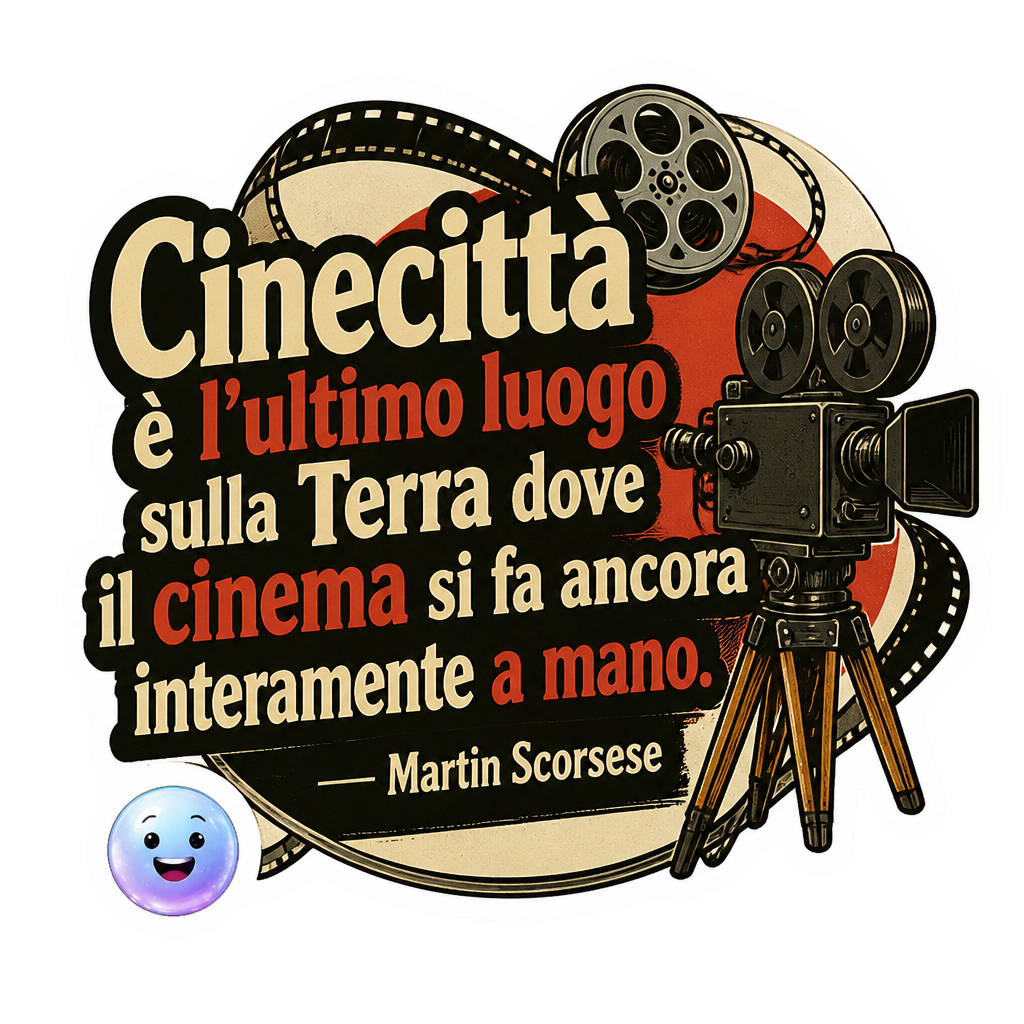 Cinecittà è l'ultimo luogo sulla Terra dove il cinema si fa ancora interamente a mano.