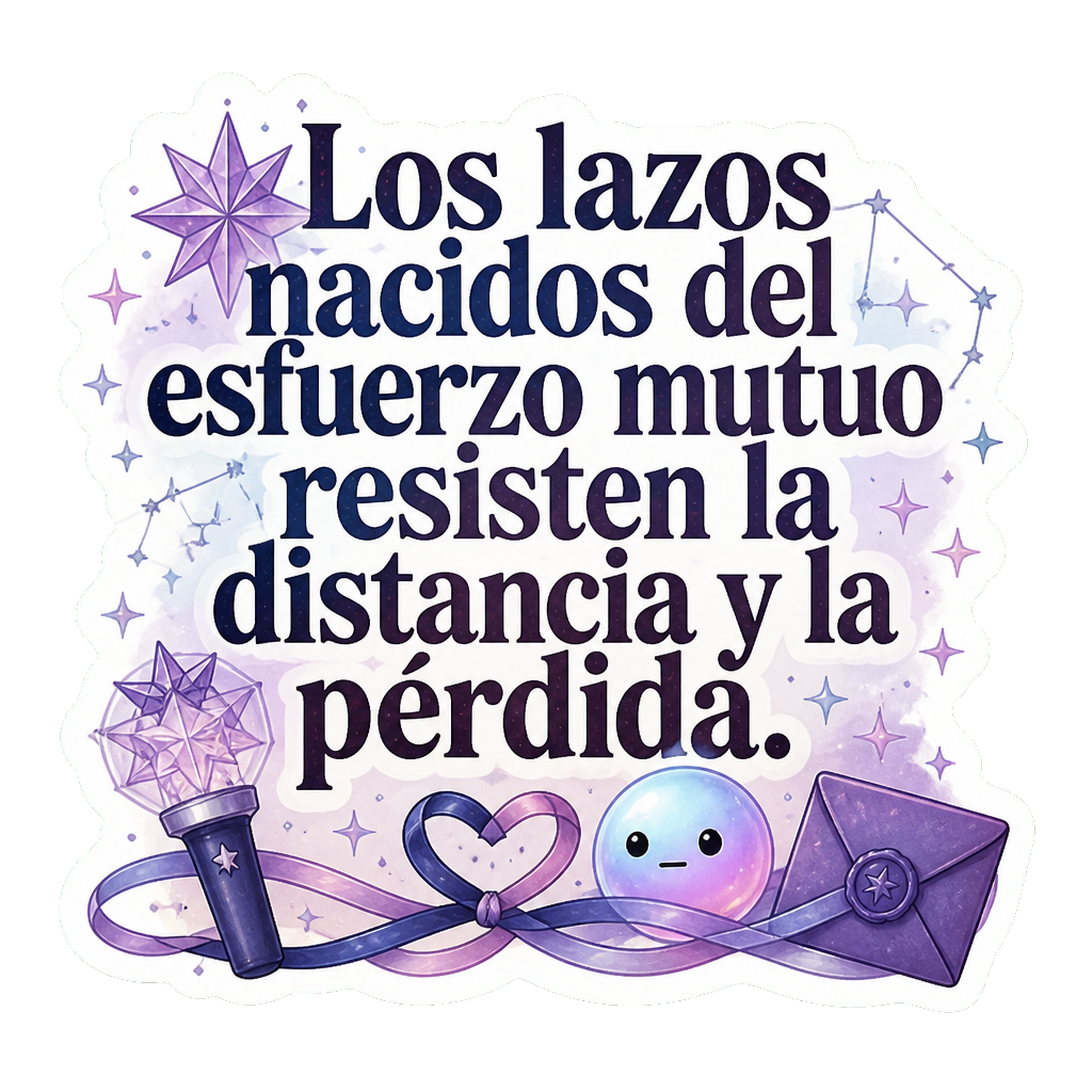 Los lazos nacidos del esfuerzo mutuo resisten la distancia y la pérdida.