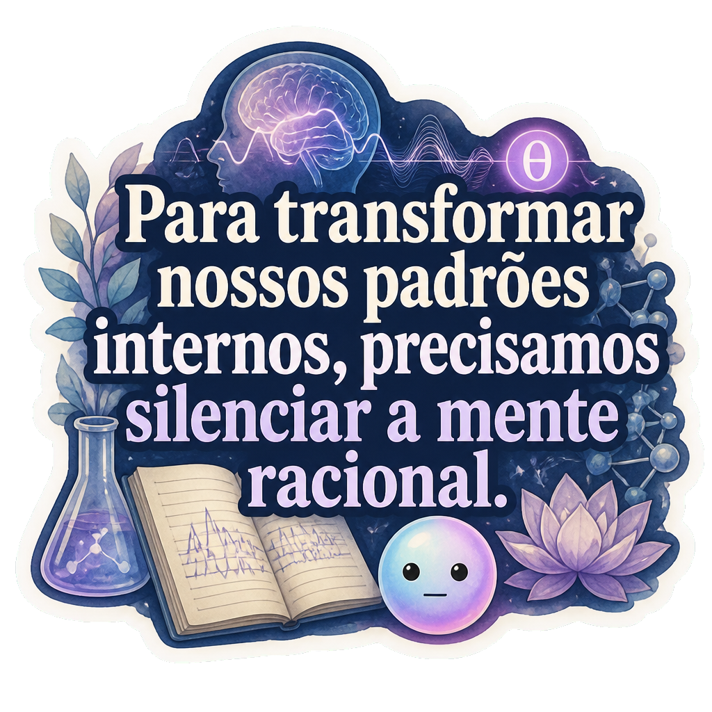 Para transformar nossos padrões internos, precisamos silenciar a mente racional.