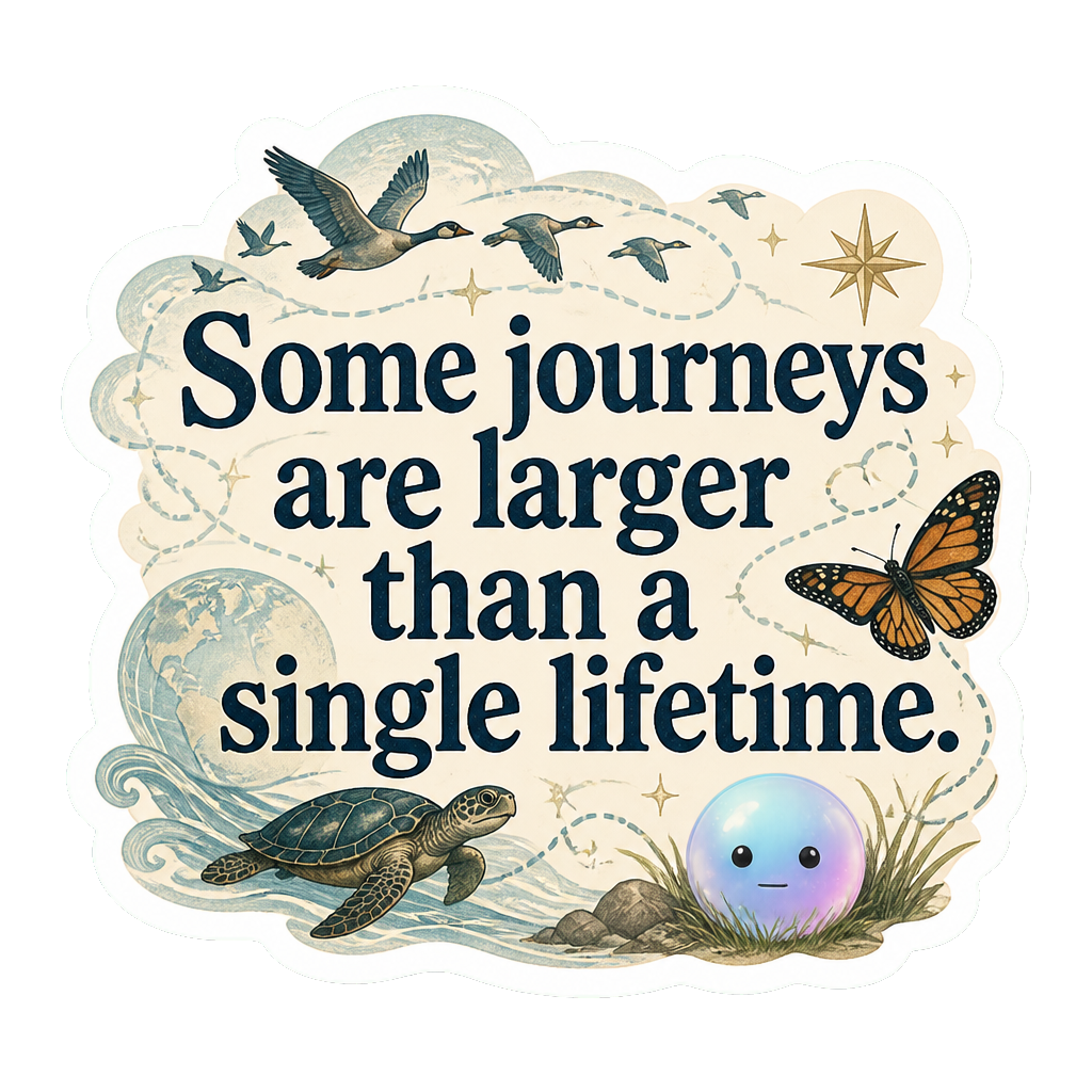 Some journeys are larger than a single lifetime.