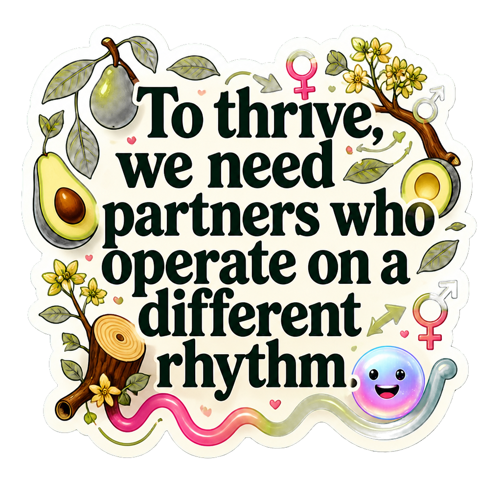 To thrive, we need partners who operate on a different rhythm.