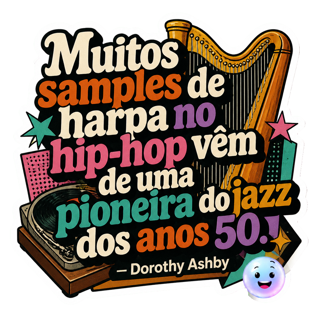 Muitos samples de harpa no hip-hop vêm de uma pioneira do jazz dos anos 50.
