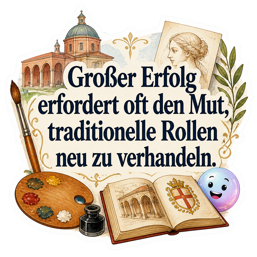 Großer Erfolg erfordert oft den Mut, traditionelle Rollen neu zu verhandeln.