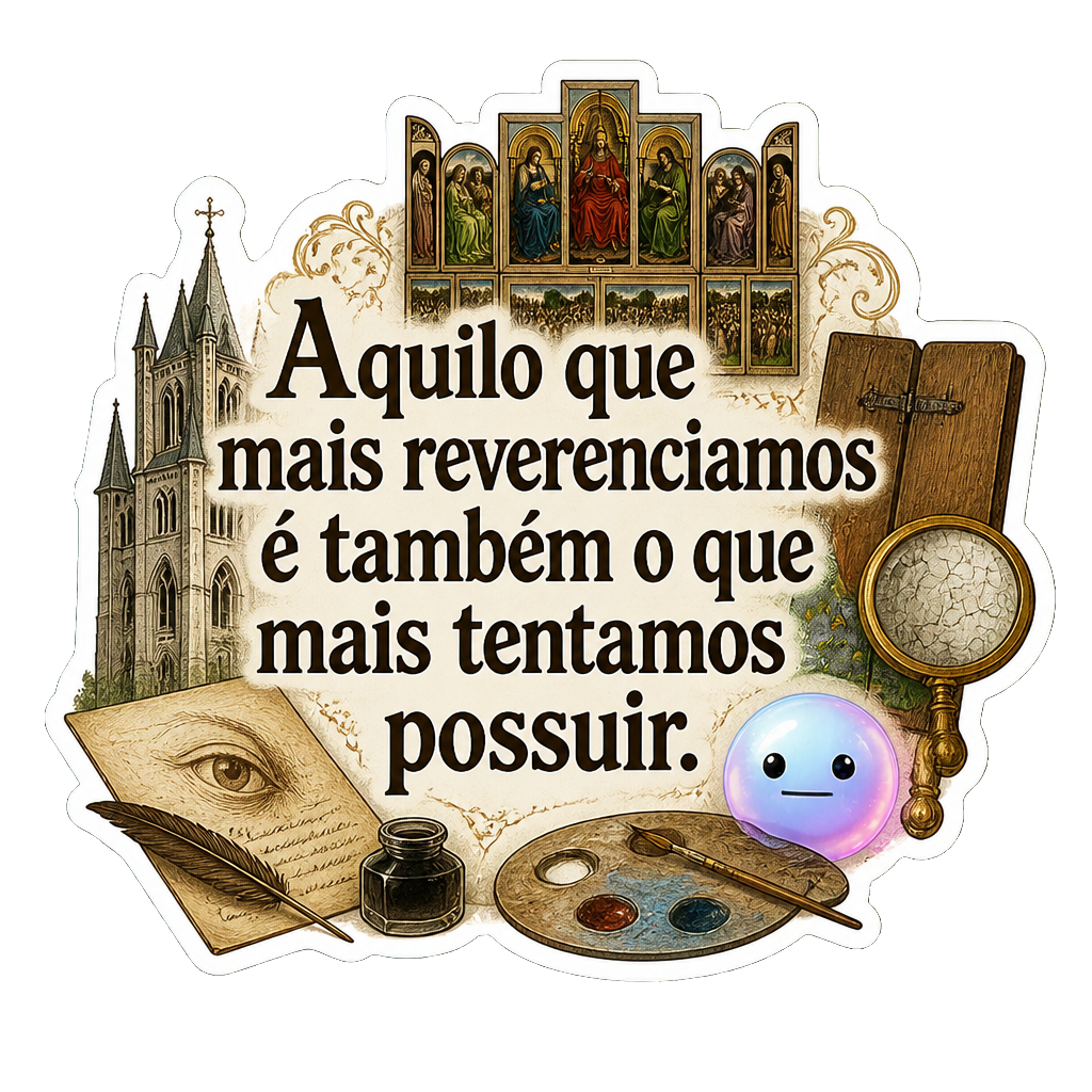 Aquilo que mais reverenciamos é também o que mais tentamos possuir.