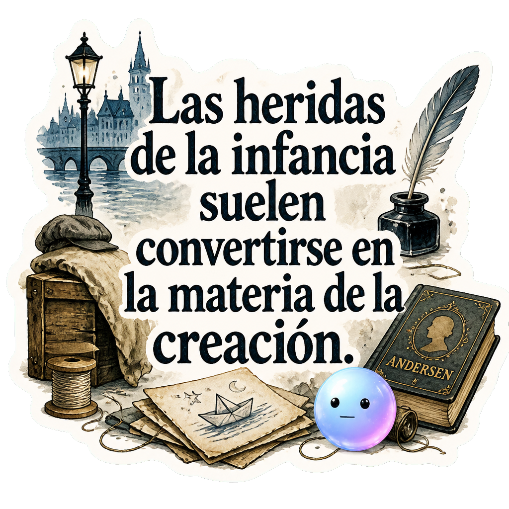 Las heridas de la infancia suelen convertirse en la materia de la creación.