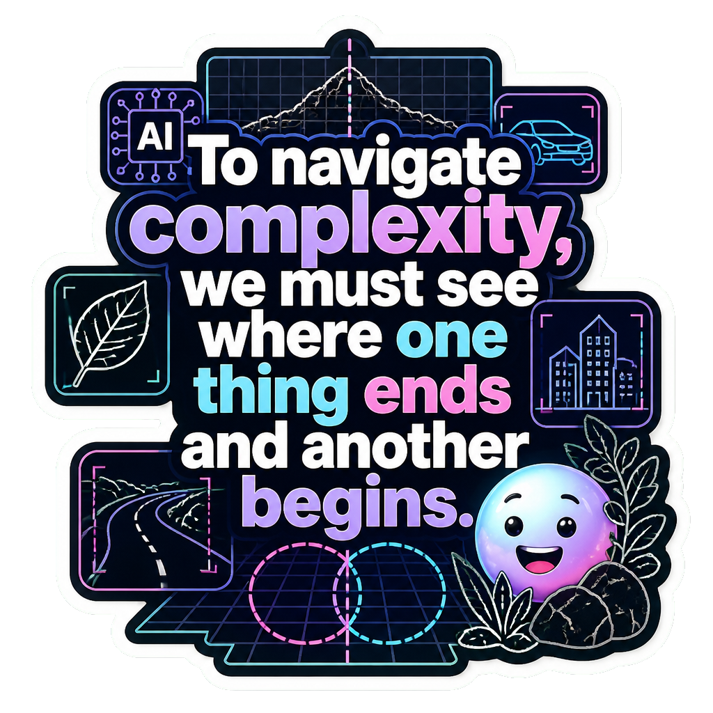 To navigate complexity, we must see where one thing ends and another begins.