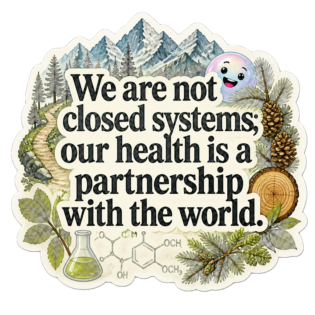 We are not closed systems; our health is a partnership with the world.