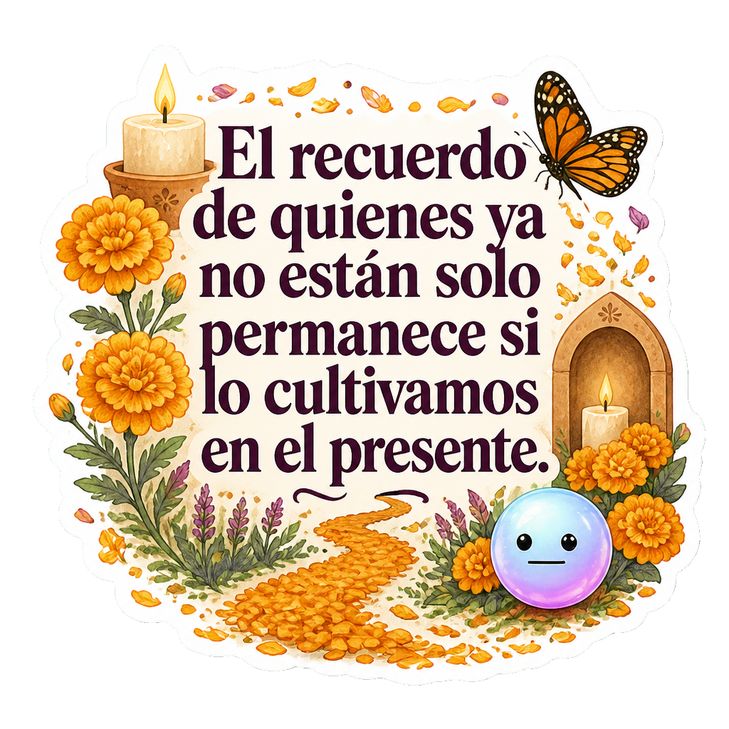 El recuerdo de quienes ya no están solo permanece si lo cultivamos en el presente.