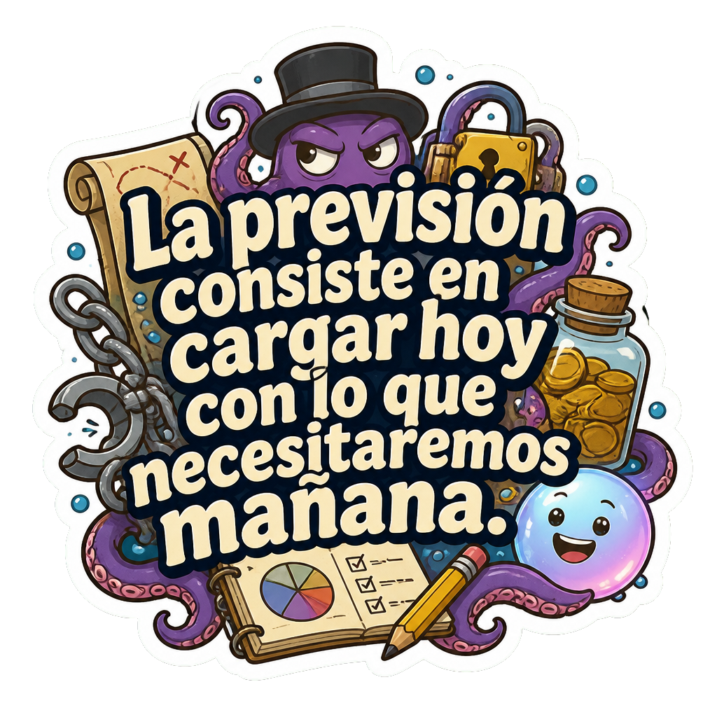 La previsión consiste en cargar hoy con lo que necesitaremos mañana.