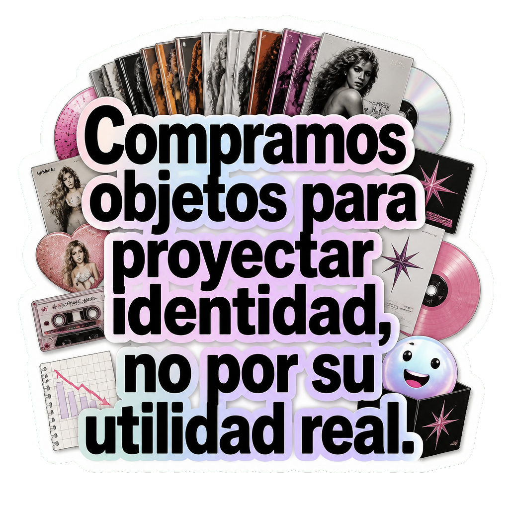 Compramos objetos para proyectar identidad, no por su utilidad real.