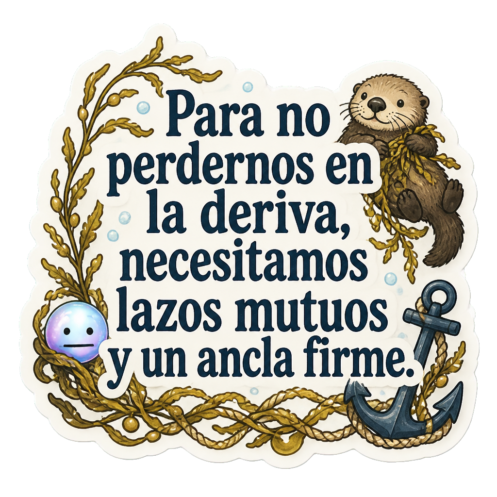 Para no perdernos en la deriva, necesitamos lazos mutuos y un ancla firme.
