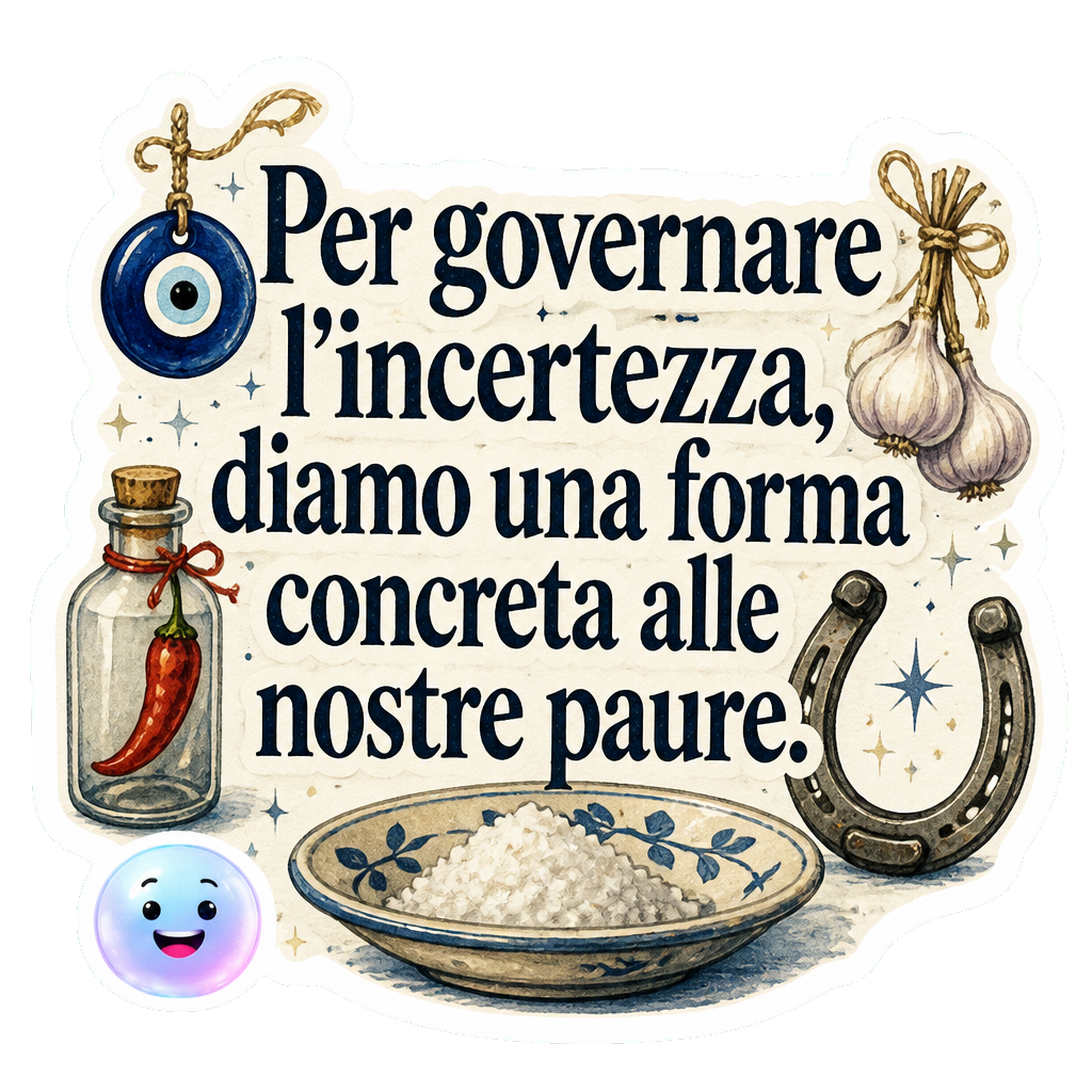 Per governare l'incertezza, diamo una forma concreta alle nostre paure.