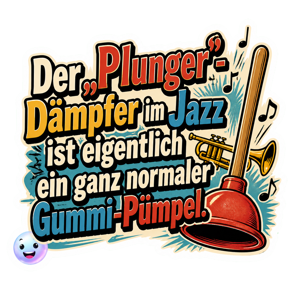 Der „Plunger“-Dämpfer im Jazz ist eigentlich ein ganz normaler Gummi-Pümpel.