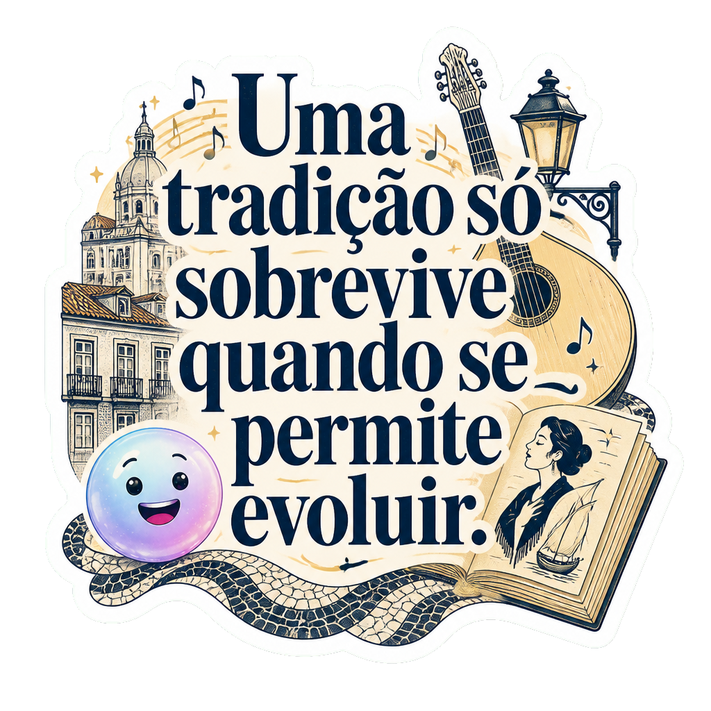 Uma tradição só sobrevive quando se permite evoluir.