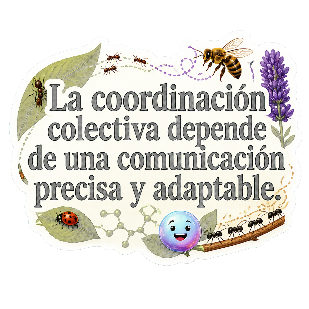 La coordinación colectiva depende de una comunicación precisa y adaptable.