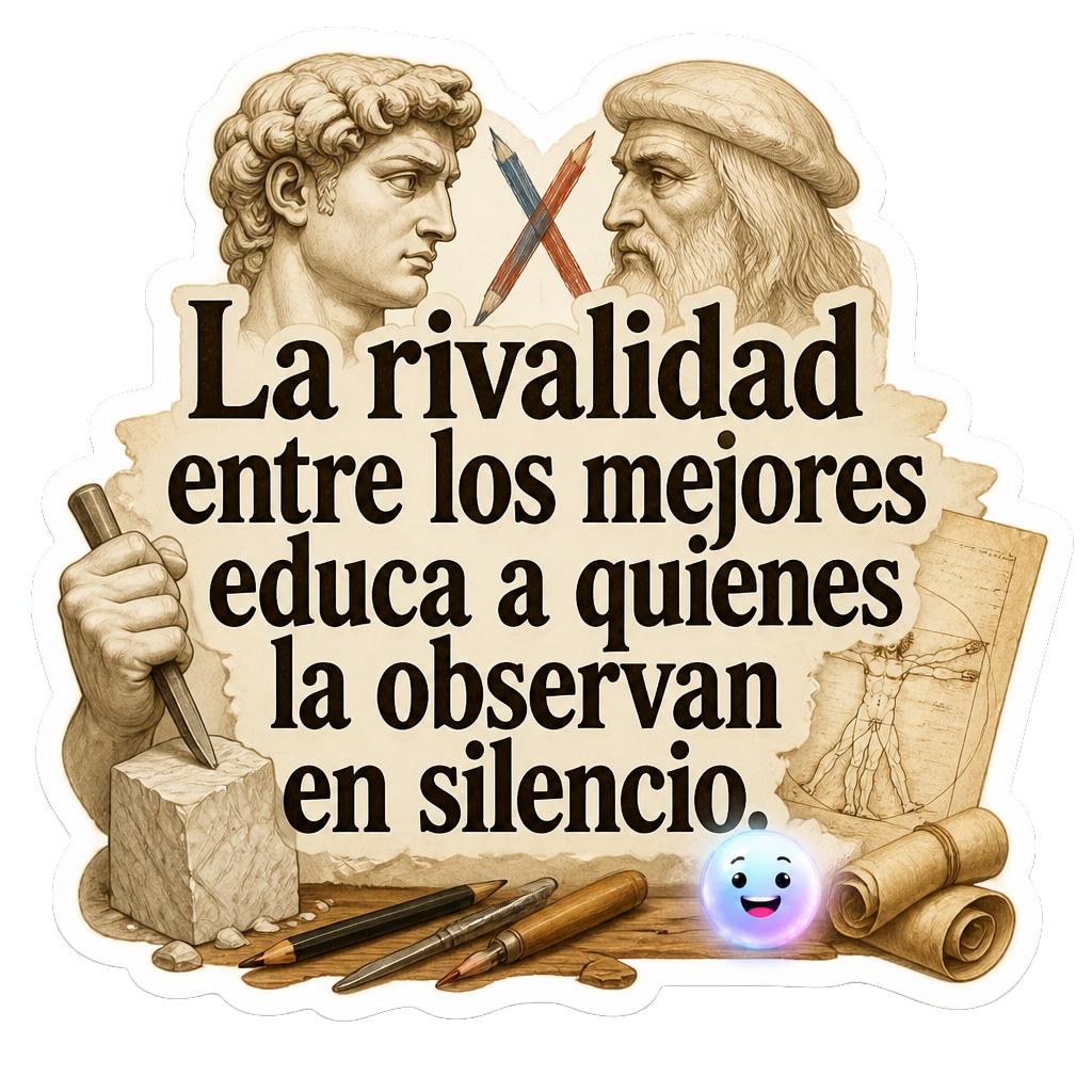 La rivalidad entre los mejores educa a quienes la observan en silencio.