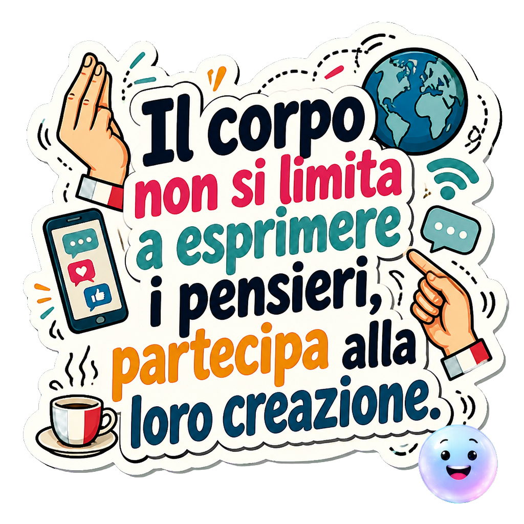 Il corpo non si limita a esprimere i pensieri, partecipa alla loro creazione.
